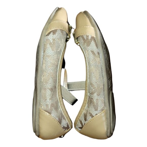 Michael Kors Norberta Ballet Style Flats Brown/Tan 8 - Picture 4 of 10